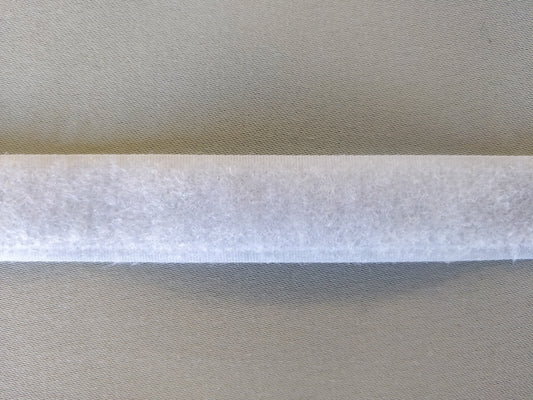 Velcro hunbånd i hvid